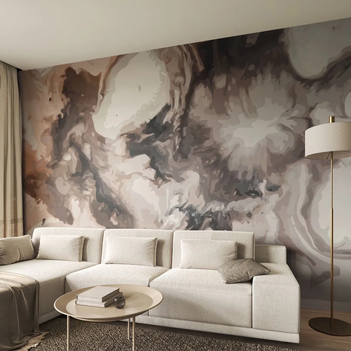 Fotomurali Premium Sand - La nascita della galassia - Astrazione, Pezzo, Modello moderno - 150x105 cm