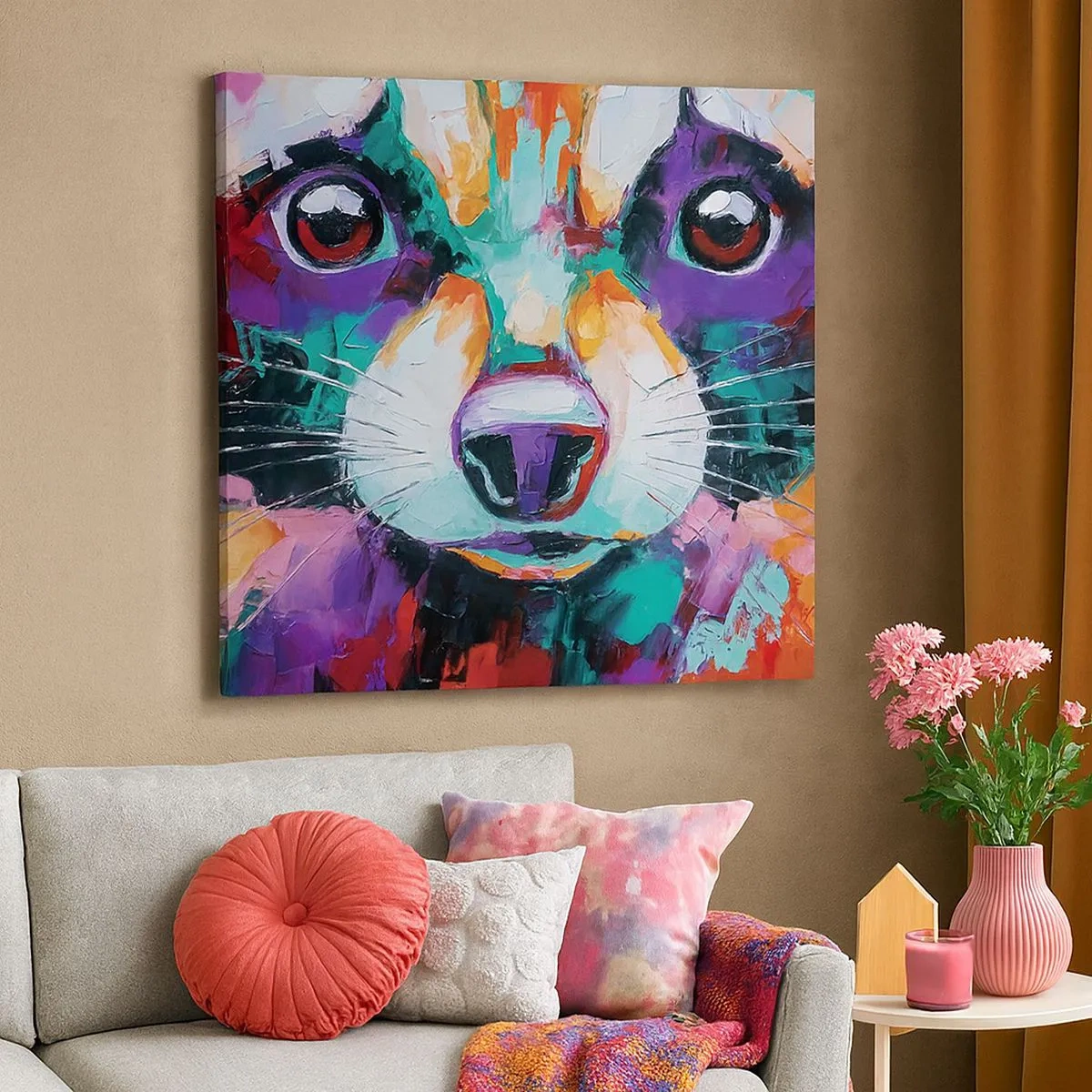 Quadro su tela - Stampe su Tela - Solo buone emozioni - 30x30 cm