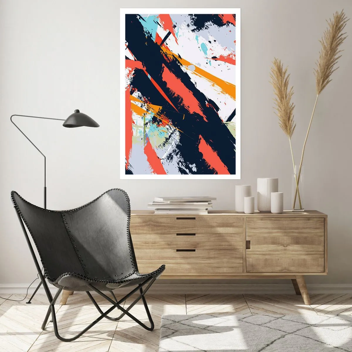 Poster - Composizione dinamica - 40x50 cm