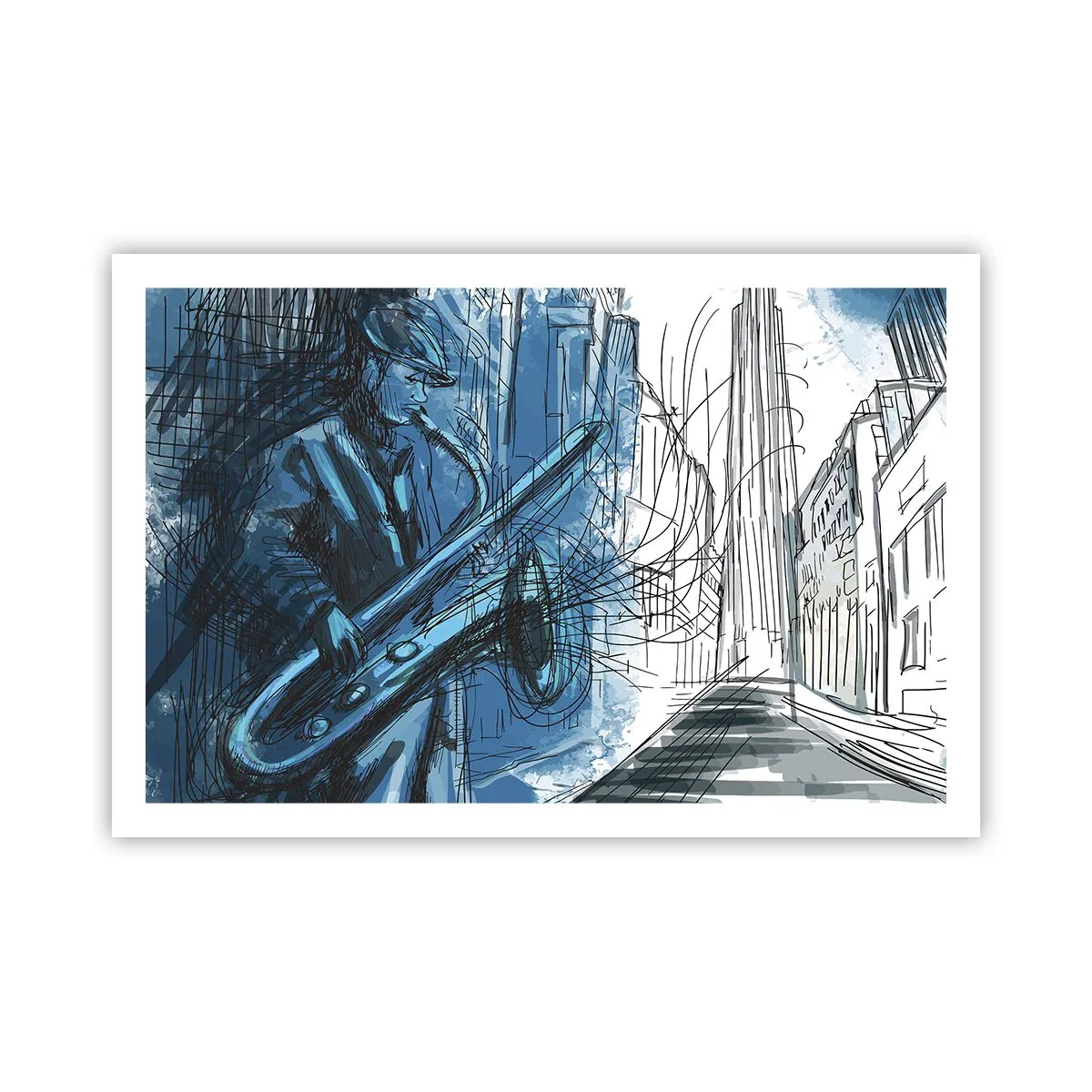 Poster - Rapsodia urbana - 91x61 cm