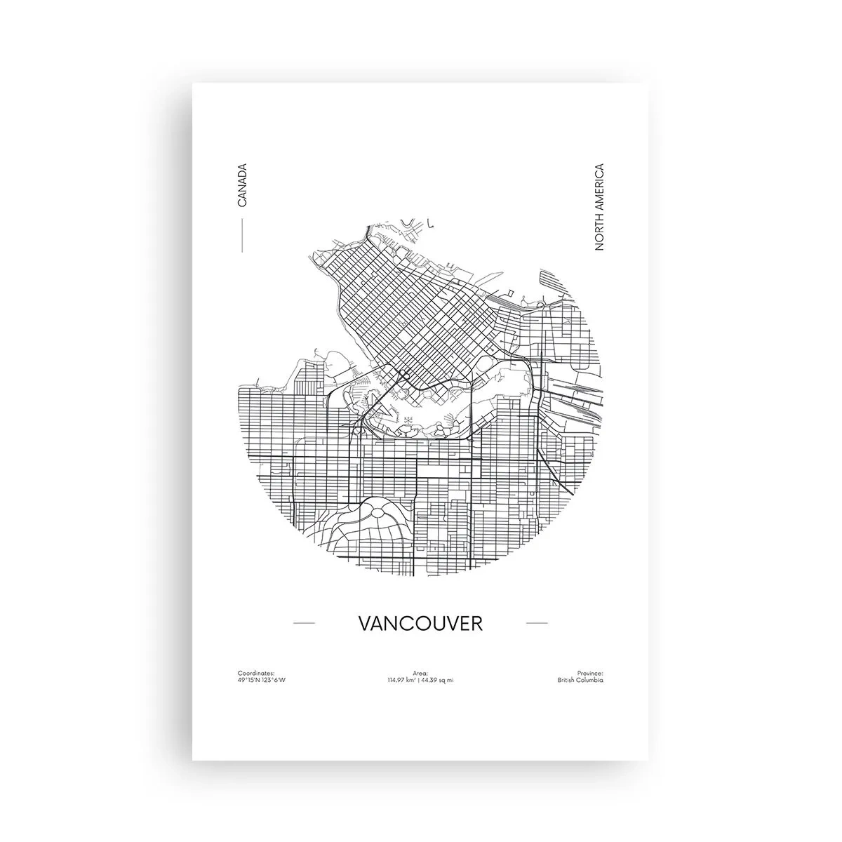 Poster - Anatomia Vancouver - 61x91 cm