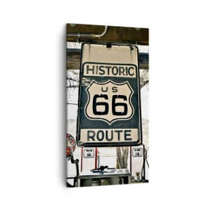 Quadro su tela - Stampe su Tela - Viaggio retro americano - 45x80 cm
