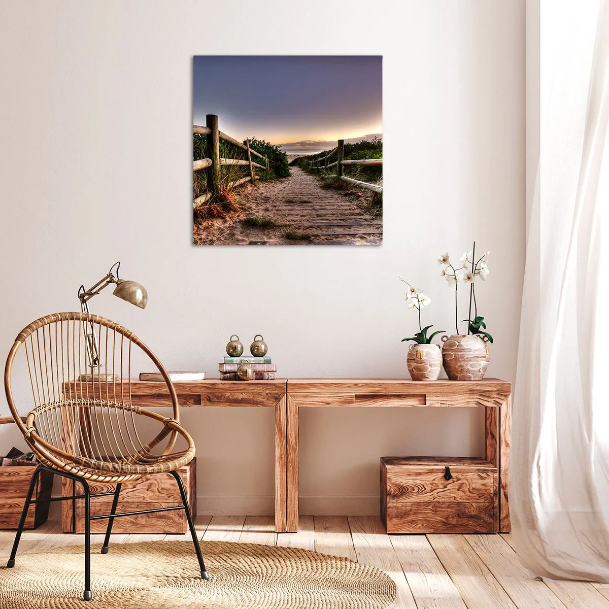 Quadro su tela - Stampe su Tela - Già si vede la meta - 70x70 cm