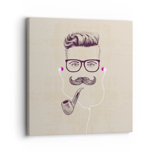 Quadro su tela - Stampe su Tela - Un vero uomo? - 30x30 cm