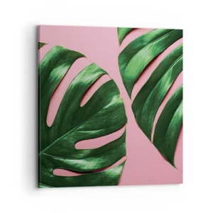 Quadro su tela - Stampe su Tela - Appuntamento in verde - 70x70 cm