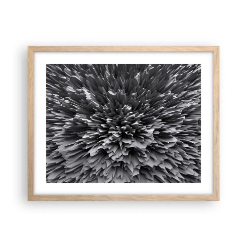 Poster in cornice rovere chiaro - Spigolosità massima - 50x40 cm