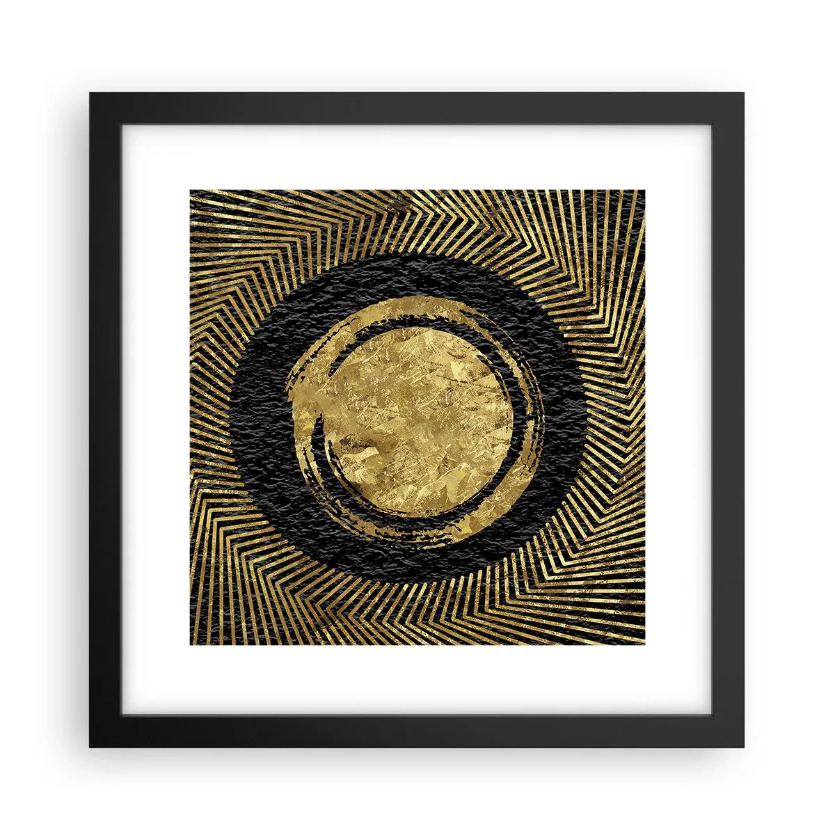 Poster in cornice nera - Composizione glamour - 30x30 cm