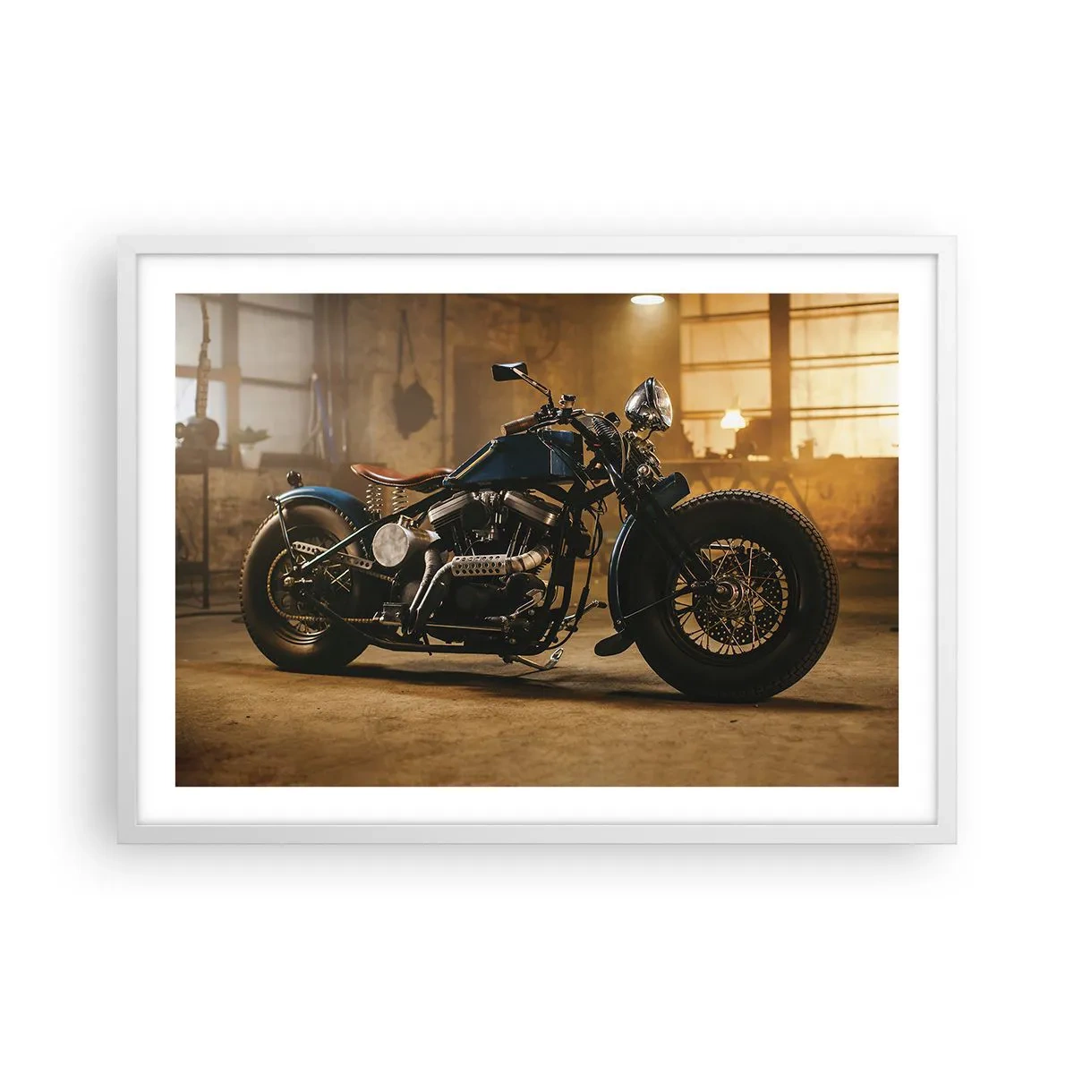 Poster in cornice bianca - Posso tutto - 70x50 cm
