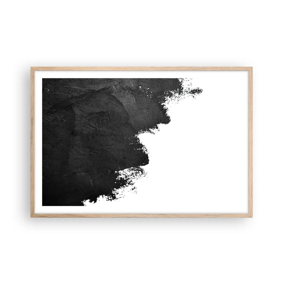 Poster in cornice rovere chiaro - Gli elementi: la terra - 91x61 cm