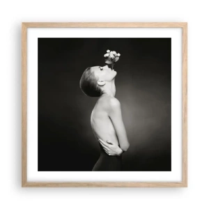 Poster in cornice rovere chiaro - Eleganza eccentrica - 50x50 cm