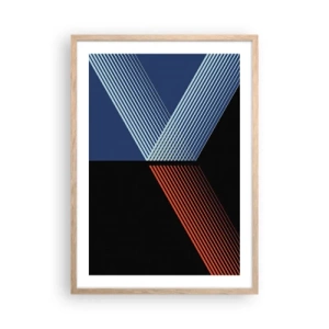 Poster in cornice rovere chiaro - Una storia semplice - 50x70 cm