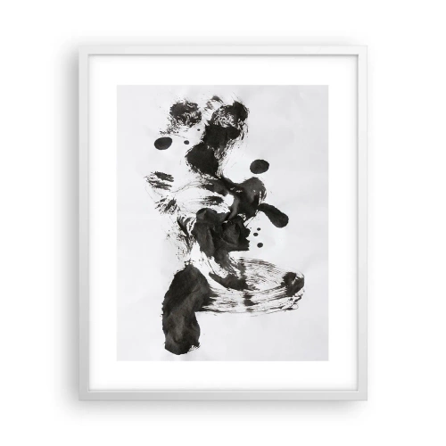 Poster in cornice bianca - C'è un senso nella follia? - 40x50 cm