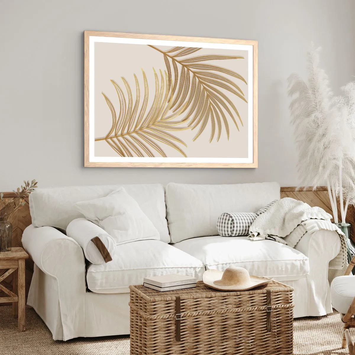 Poster in cornice rovere chiaro - Palma d'oro! - 50x40 cm