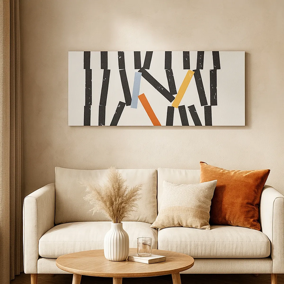 Quadro su tela - Stampe su Tela - Composizione: domino - 30x30 cm