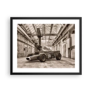 Poster in cornice nera - Il riposo del vincitore - 50x40 cm
