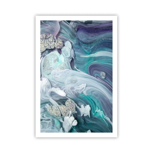 Poster - Correnti di blu - 61x91 cm