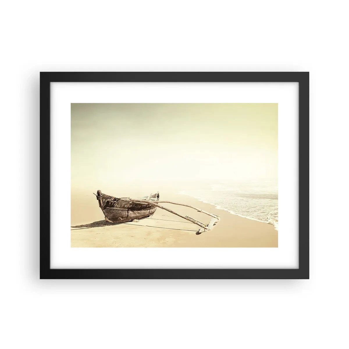 Poster in cornice nera - Ricordo dei mari del sud - 40x30 cm