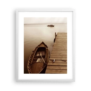 Poster in cornice bianca - La grande pace - 40x50 cm