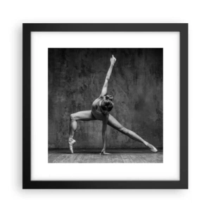 Poster in cornice nera - Ideale di equilibrio - 30x30 cm