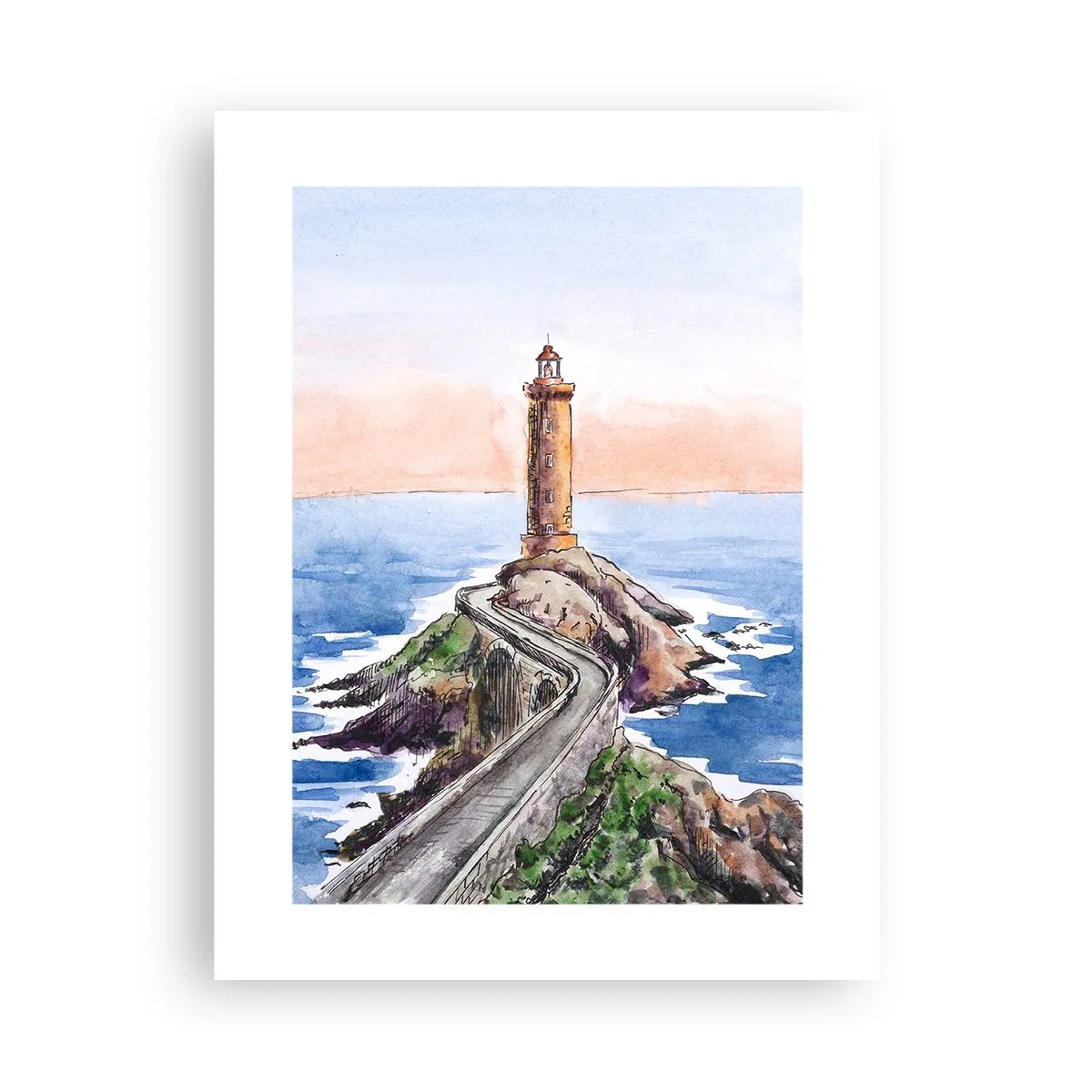 Poster - Rivolto verso il mare - 30x40 cm