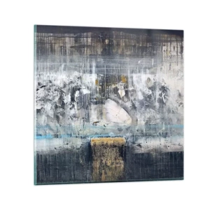 Quadro su vetro - Talvolta è facile, talvolta è difficile - 70x70 cm