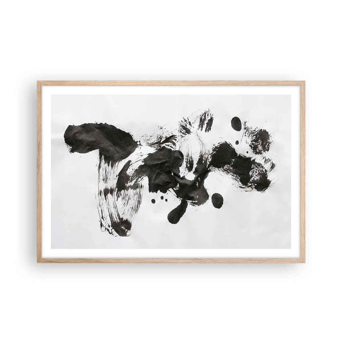 Poster in cornice rovere chiaro - C'è un senso nella follia? - 91x61 cm