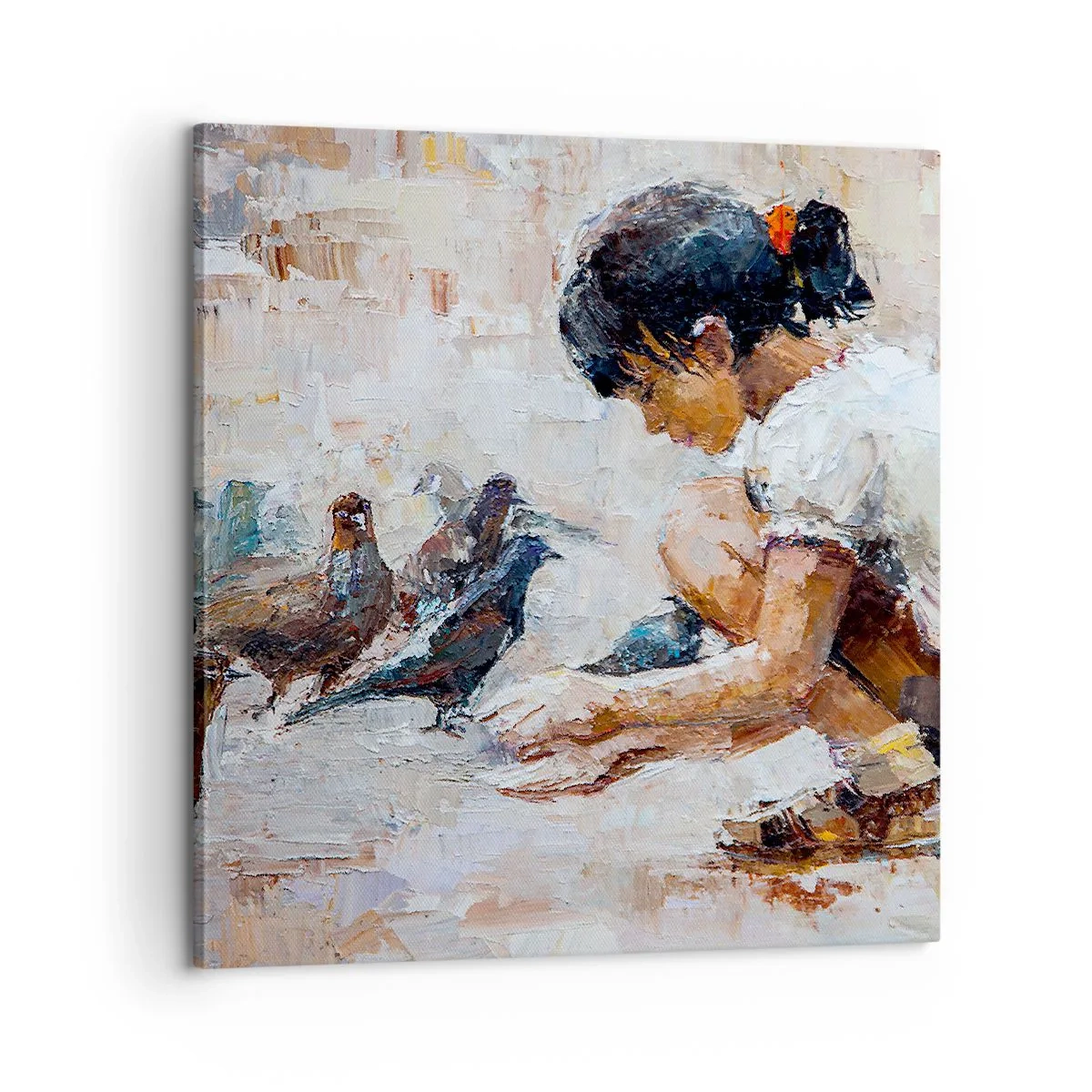 Quadro su tela - Stampe su Tela - Piccoli e gentili - 60x60 cm
