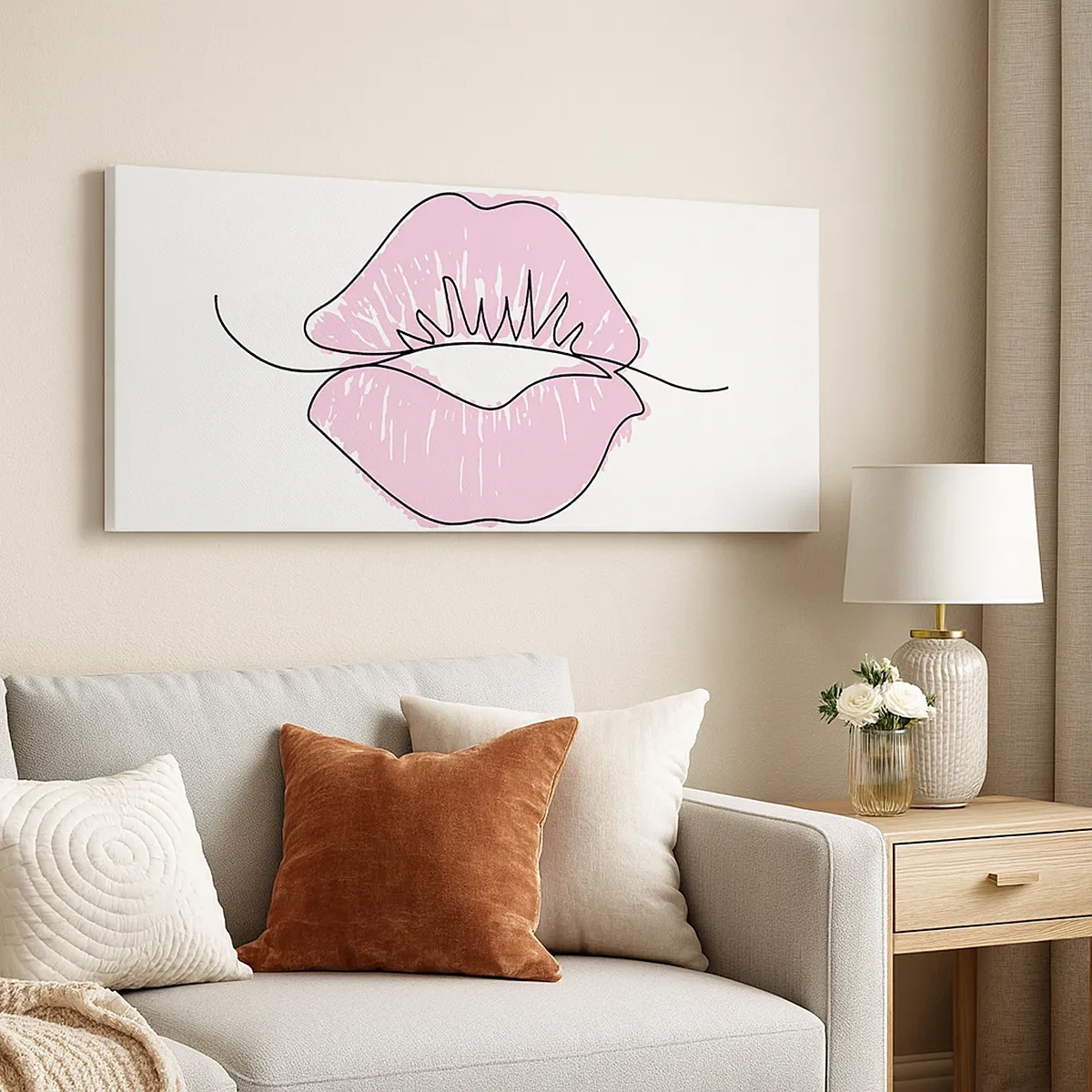 Quadro su tela - Stampe su Tela - Pronti al bacio? - 30x30 cm