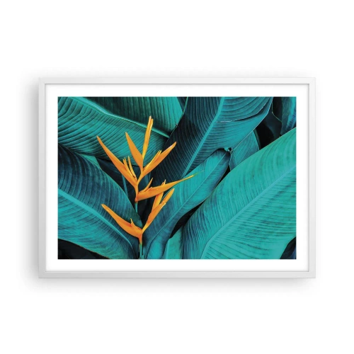 Poster in cornice bianca - Il fiore dell'Eden - 70x50 cm