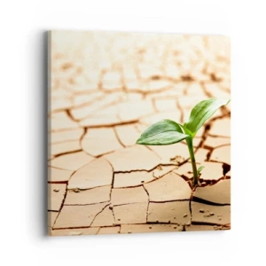 Quadro su tela - Stampe su Tela - L'indomita forza della vita - 40x40 cm