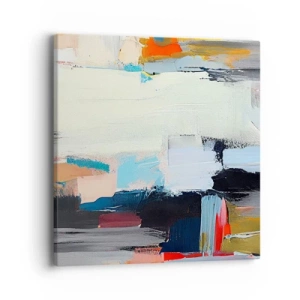 Quadro su tela - Stampe su Tela - C'è una logica? - 40x40 cm