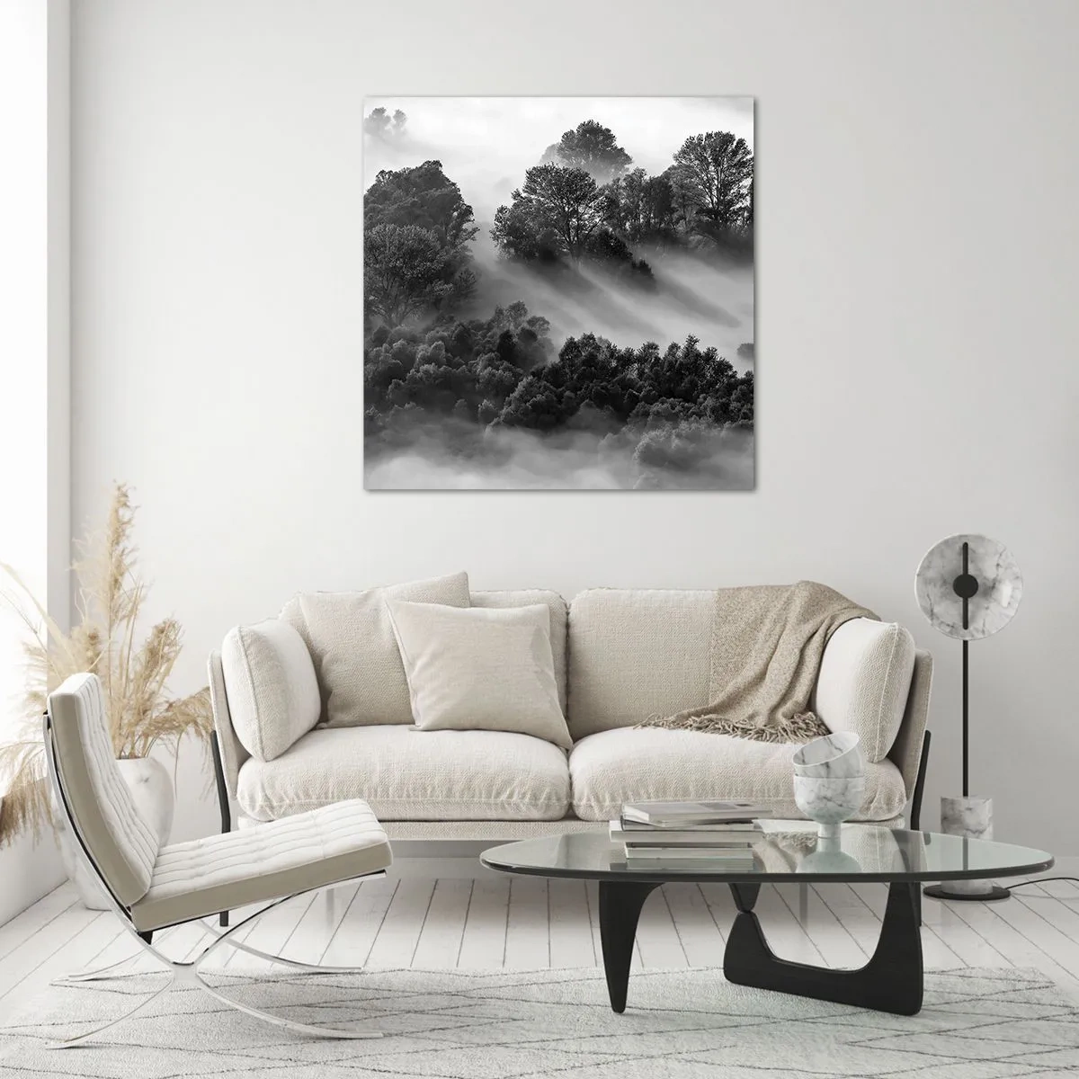 Quadro su vetro - Risveglio dal sonno - 40x40 cm