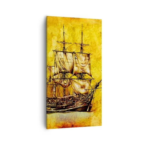 Quadro su tela - Stampe su Tela - Verso la Tortuga! - 55x100 cm