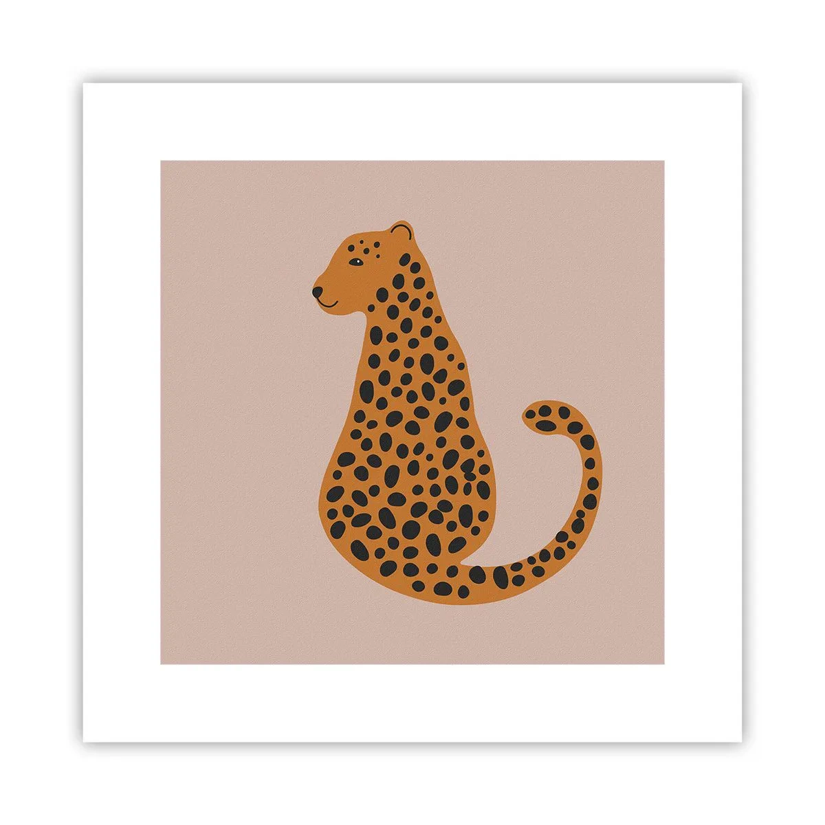 Poster - Il leopardo è un motivo di moda - 30x30 cm