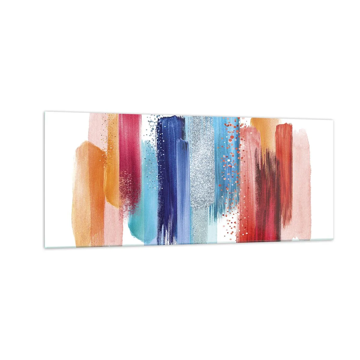 Quadro su vetro - In alto e in basso - 100x40 cm