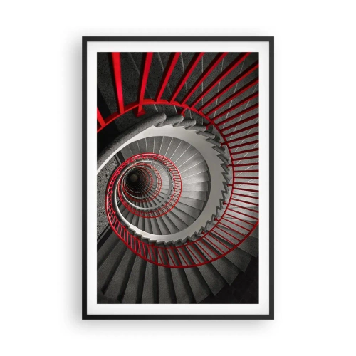 Poster in cornice nera - I giochi dell'architettura - 61x91 cm