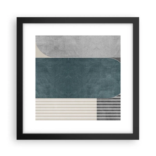 Poster in cornice nera - Composizione orizzontale  - 30x30 cm