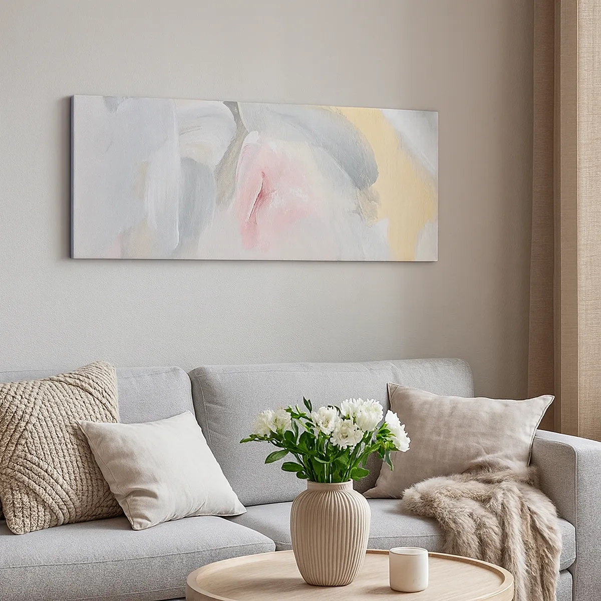 Quadro su tela - Stampe su Tela - Nel mondo pastello - 30x30 cm