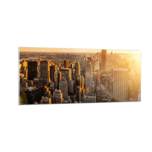 Quadro su vetro - Crescere al sole - 100x40 cm