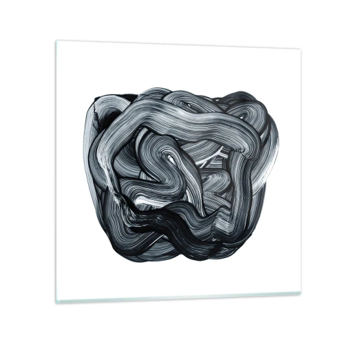 Quadro su vetro - Non è così semplice - 50x50 cm