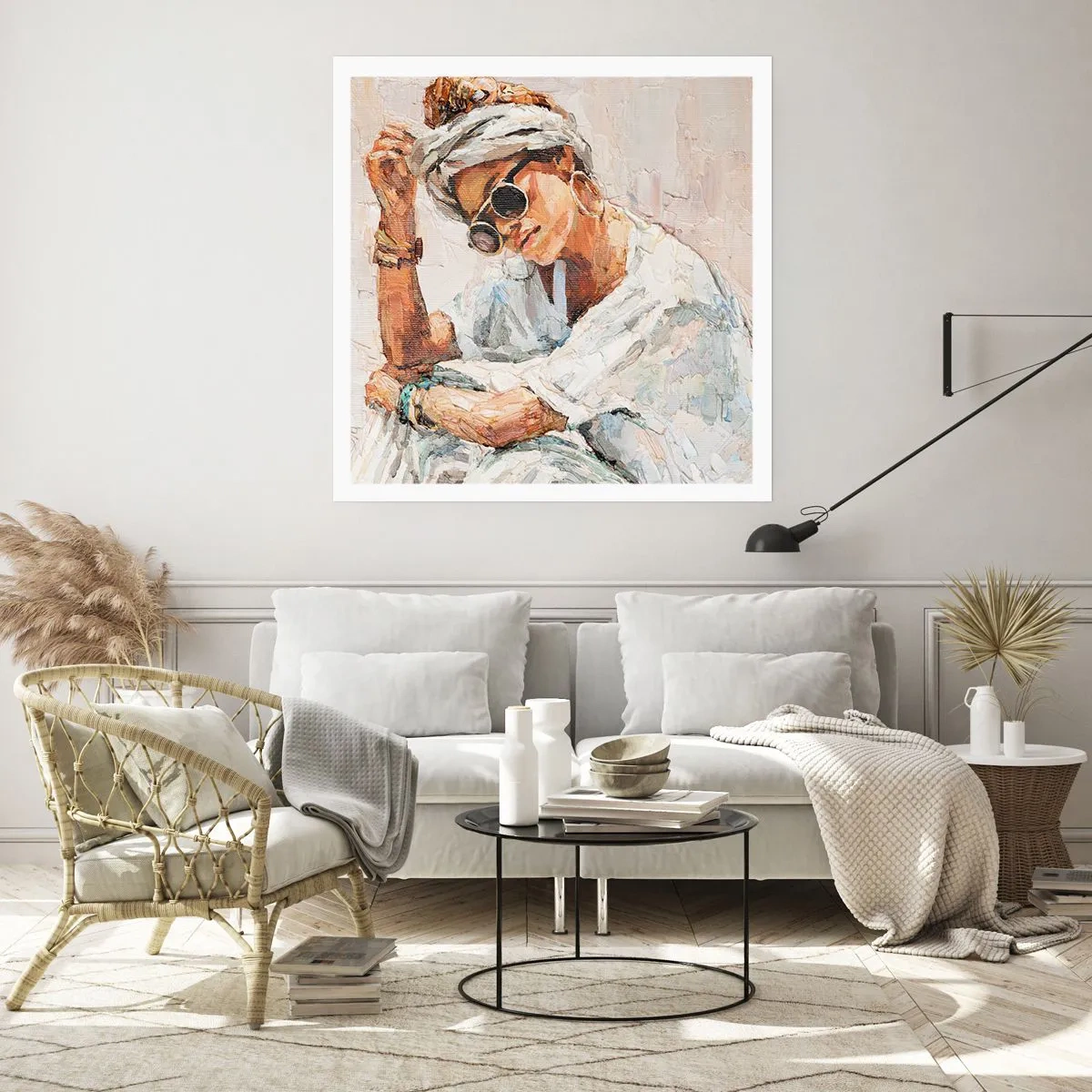 Poster - Ritratto in pieno sole - 50x50 cm