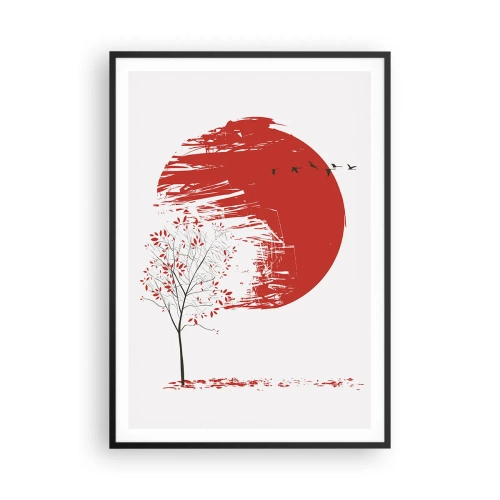 Poster in cornice nera - Conosci questo paese? - 70x100 cm