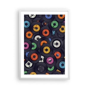 Poster in cornice bianca - I colori della classicità - 50x70 cm