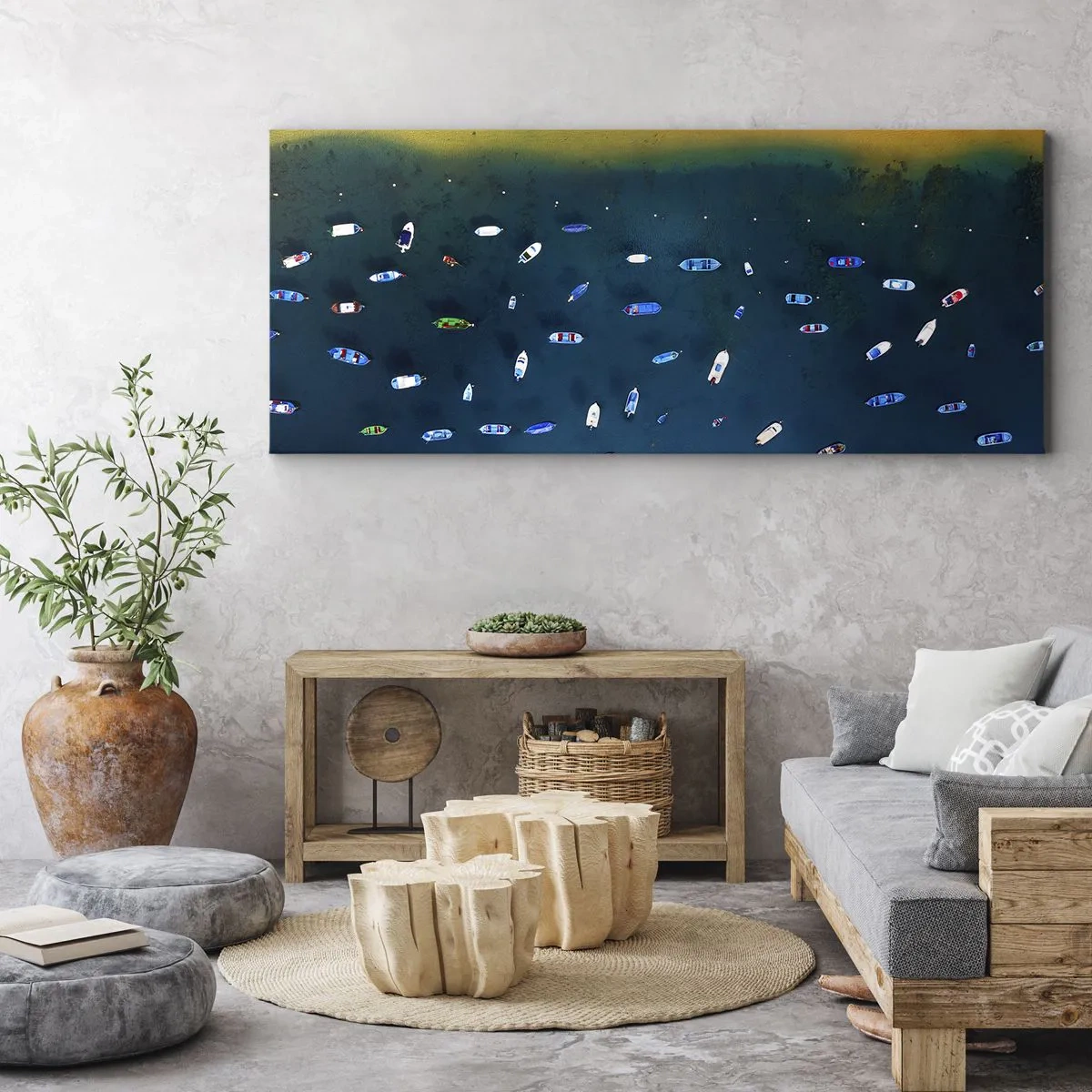 Quadro su tela - Stampe su Tela - Il gioco delle vacanze - 100x40 cm