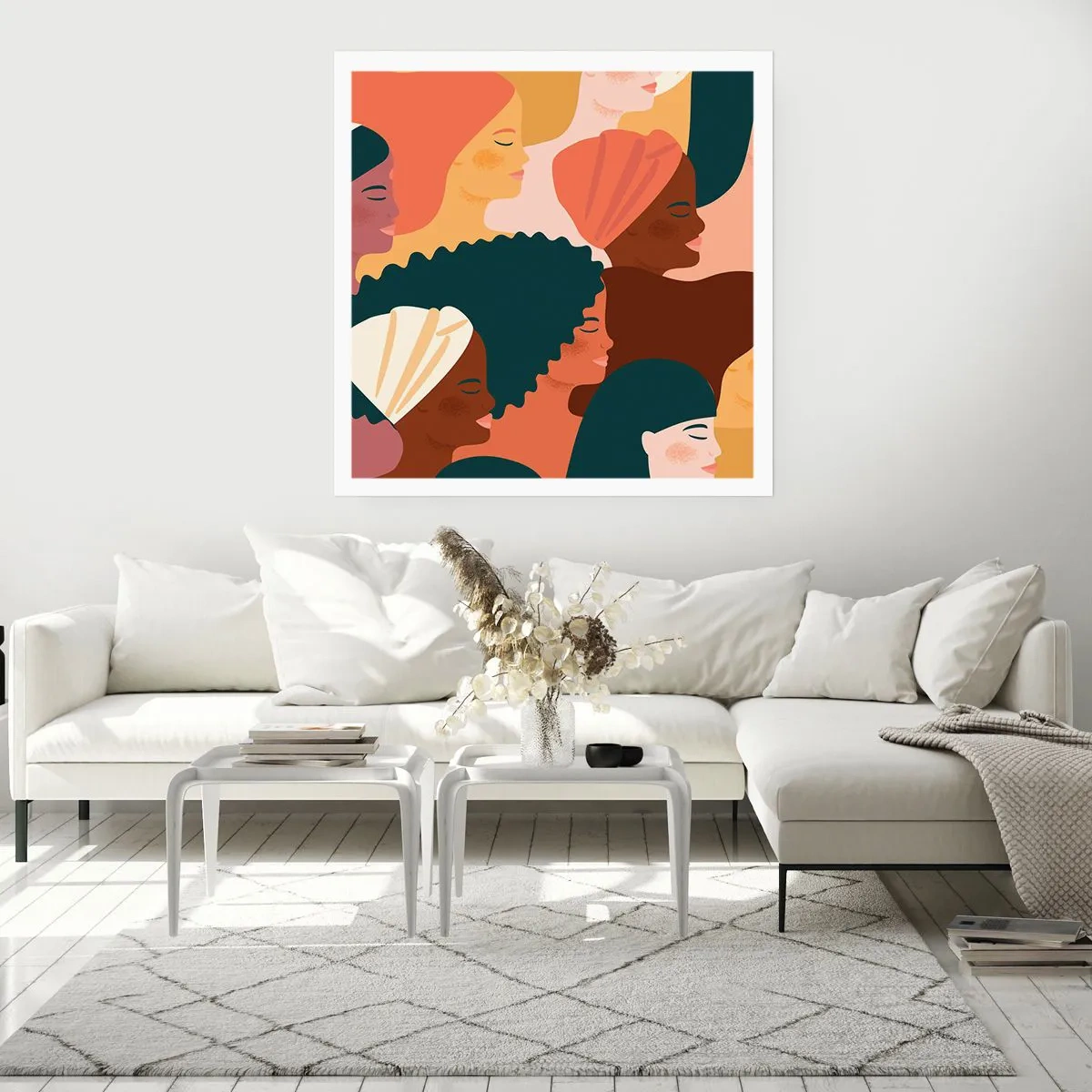Poster - Solo femminilità - 30x30 cm