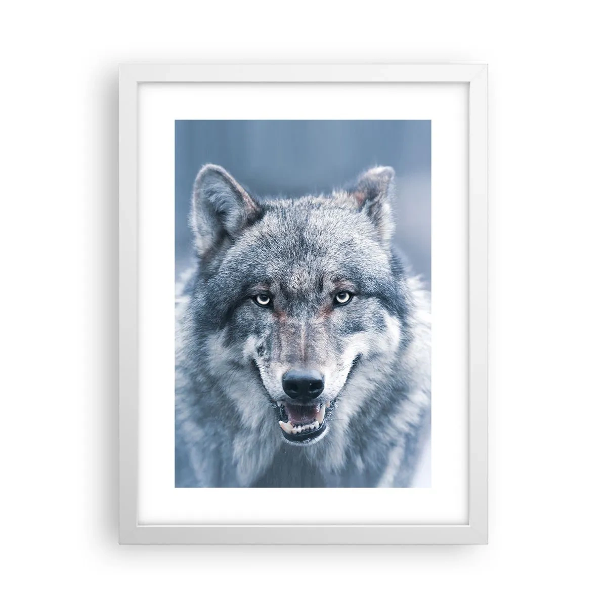 Poster in cornice bianca - Accetti la sfida? - 30x40 cm