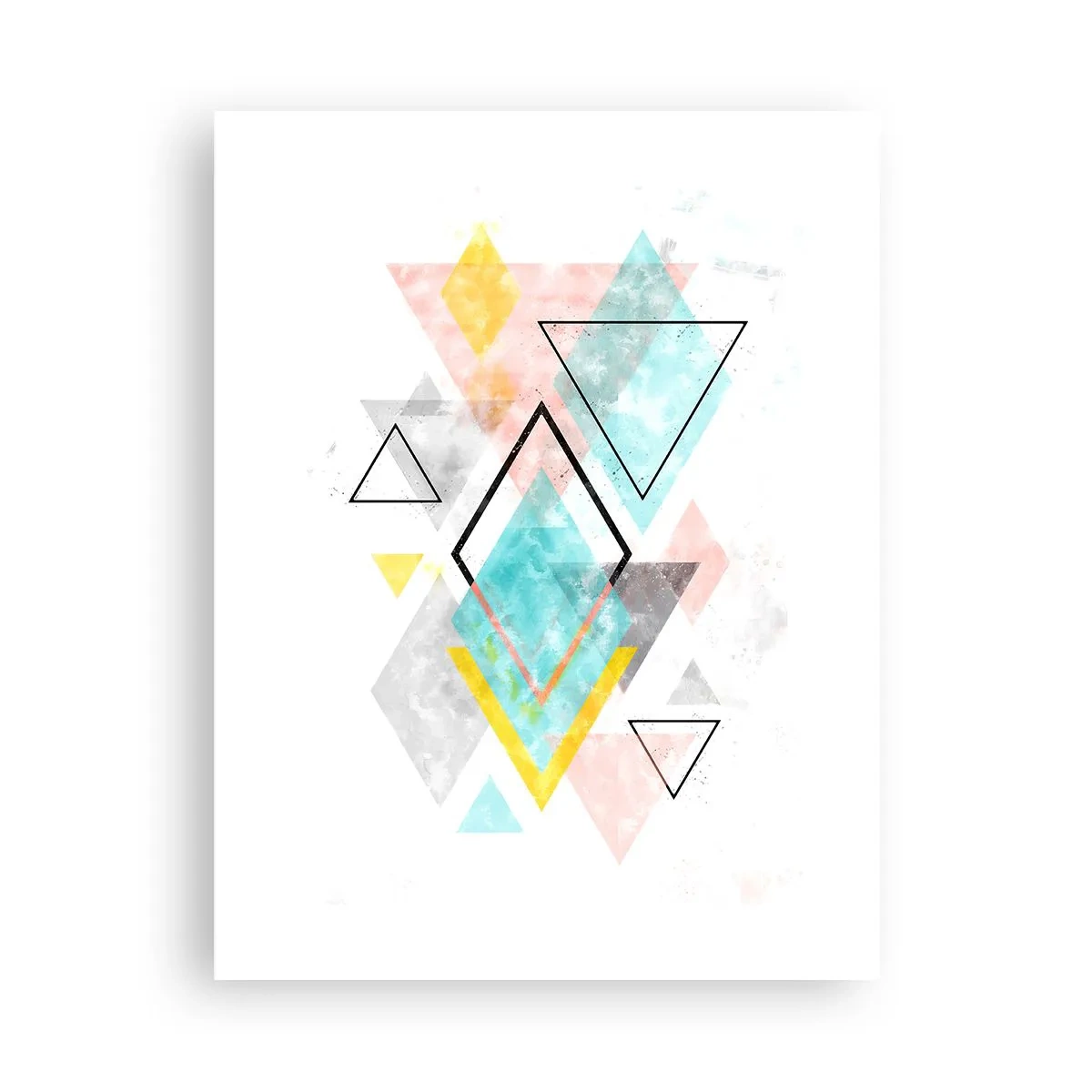 Poster - Gioco geometrico - 30x40 cm