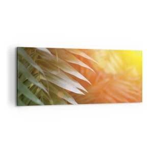 Quadro su tela - Stampe su Tela - L'alba nella giungla - 100x40 cm