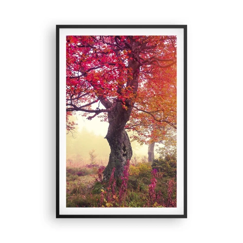 Poster in cornice nera - L'esplosione della fioritura - 61x91 cm