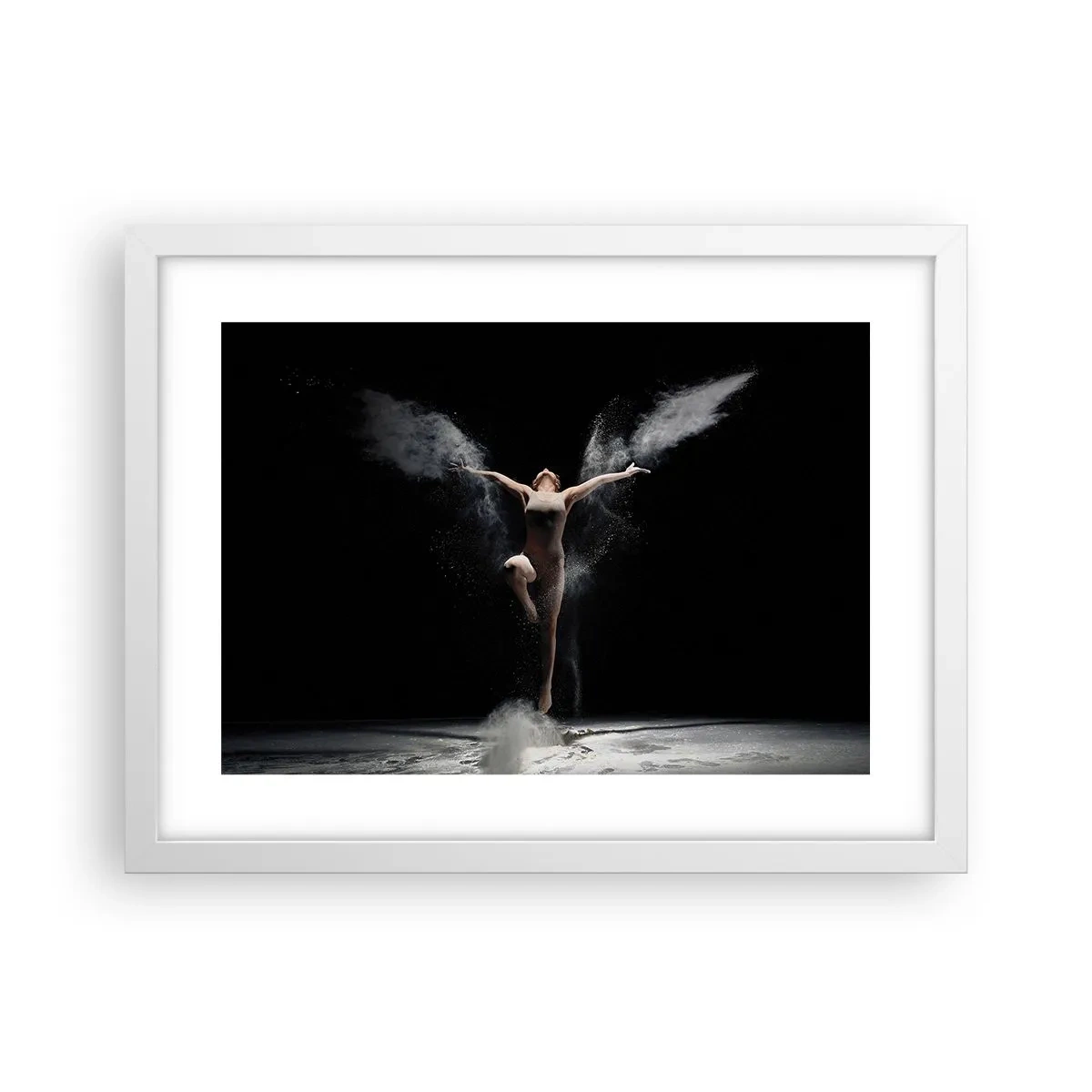 Poster in cornice bianca - Gli elfi esistono - 40x30 cm